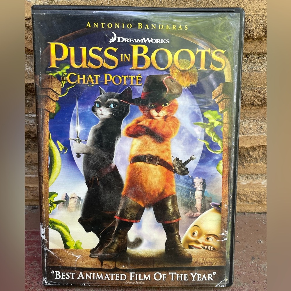 DreamWorks Puss in Boots DVD